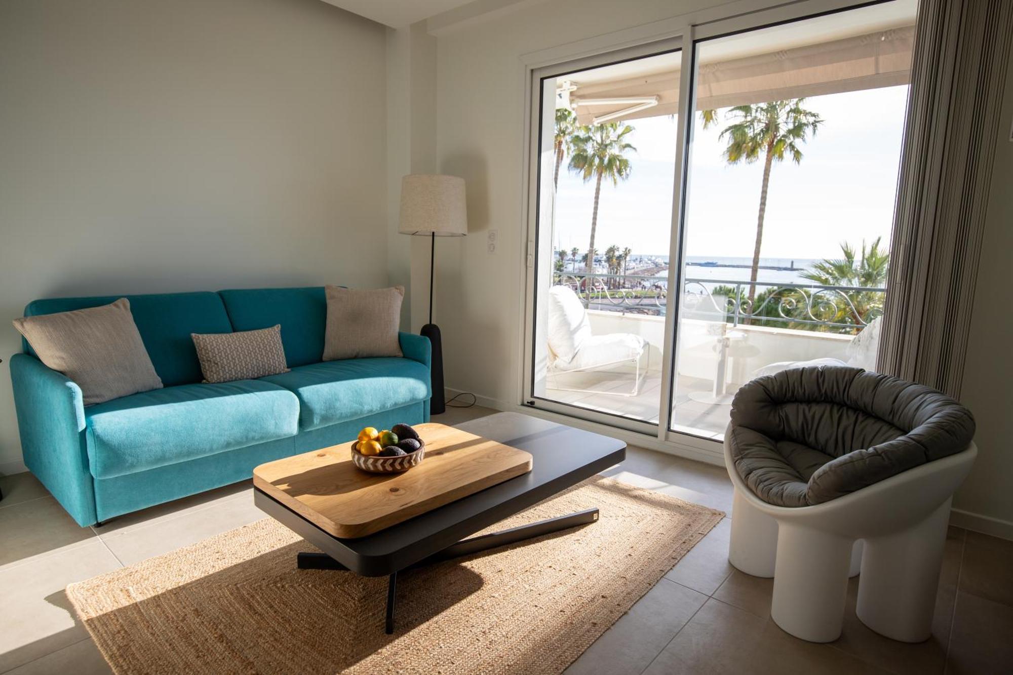 Modern 1-bedroom With Sea View On La Croisette Apartamento